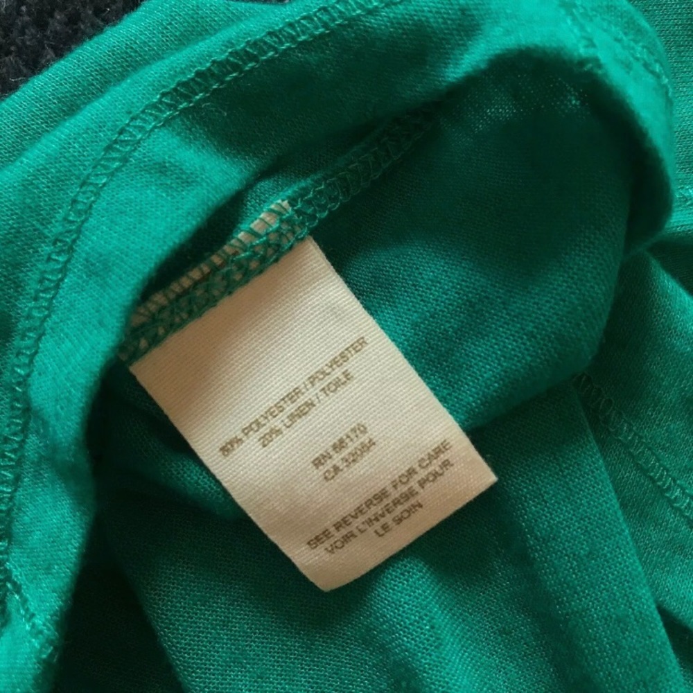 Free People Linen Blend Cute Back Tank Top sz S - Picture 7 of 8